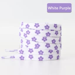 1Pair Sakura Printed Flat Shoelaces, Cute Cherry Blossom Flower Pattern Shoe Laces, Decorative Floral Shoestrings for Sneakers