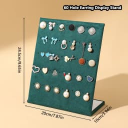 Flannel Necklace Pendant Display Stand Earring Display Board Women Jewelry Rack Bracelet Storage Holder Dangler Eardrop Shelf