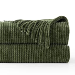 Battilo Chenille Knit Blankets with Tassels Caramel Plaid Throw Blanket for Bed Couch Decorative Sofa Blanket Bedroom Fall Decor