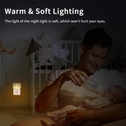 Motion Sensor LED Night Light EU Plug In 3 Modes Night Lamp For Home Aisle Hallway Stair Kitchen Bedroom Bedside Lighting