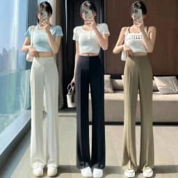 Sexy Trousers Woman Solid High Waist Tailoring Womens Pants Zipper Office Work Clothing Khaki Classic Vintage Casual Cotton Hot