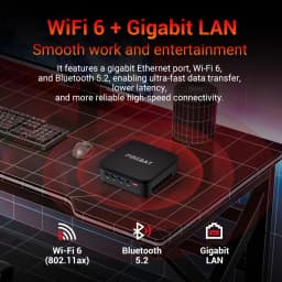 FIREBAT R3 Mini PC New AMD Ryzen 5 7430U 16GB LPDDR4 RAM 512GB SSD Wi-Fi 6 BT5.2 USB 3.0 Window11 Gaming Desktop Mini Computer