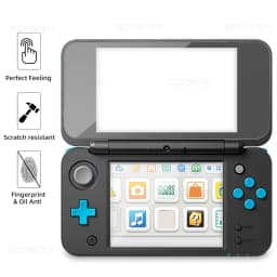 2PCS/Set Tempered Glass for Nintendo New 2DS XL/LL Screen Protector Protective Filter for 2DS XL XL LL (New Version) Accessories