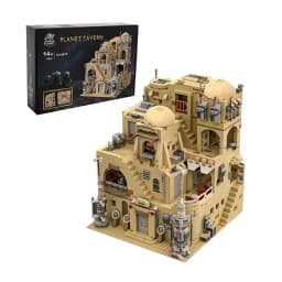 1971PCS MOC Planet Tavern Building Blocks Model Assembly Street View Bricks Toys House Building For Christmas Birthday Gifts