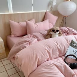 100% Cotton Yarn-dyed Duvet Cover Set or Single Quilt Covers Skin-friendly Breathable Blanket Cover Soft Plaid Comforter Cover