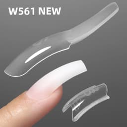 NEW YOKEFELLOW & MR NAIL Sandwich Nail Form 240pcs 15size Square Nail Extensions Top & Bottom Form Set for Quick Nail Extensions