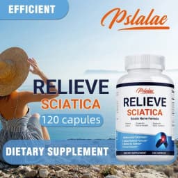 Relieve Sciatica Capsules - Relieve Joint Pain, Relax Muscles, Support Nerve and Bone Health, Balance Inflammation