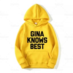 Brooklyn Merch Gina Knows Best Hoodie Sweatershirt Same Style Graphic Hoodies