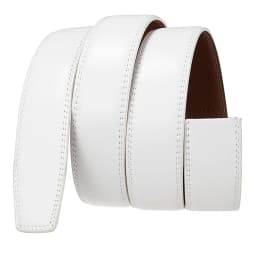 3.5cm Belt No Buckle Cow Genuine Leather Belt Body for Automatic Buckle High Quality Black White Belts Without Buckle Cowskin