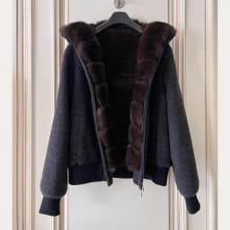 2026 Women's Cashmere Fur Coat Fox Otter Rabbit Fur Outerwear Elegant Warmth Fashionable Winter Coat