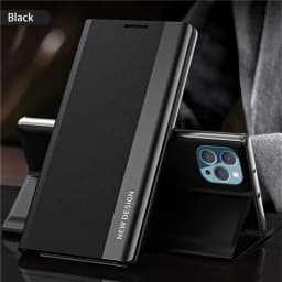 Flip Leather Case For Samsung Galaxy S26 S25 Edge S22 S23 S24 Ultra S10 Plus S20 S21 FE S8 S9 Holder Luxury Bracket Cover Coque