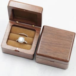 Blank Wood Luxury Jewelry Box Wedding Ring Box Earring Rings Jewelry Organizer Bracelet Package Case Jewelry Anniversary Gift