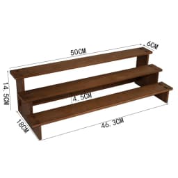 Retro Ladder Frame Solid Wood Bracelet Shelf Figure Buddha Display Ornament Headgear Storage Bracelet Display Stand