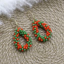 INKDEW Small Earrings National Flag Colors Water Drop Earrings for Women Handmade Beads Crystal Earrings Gift Jewelry EA124