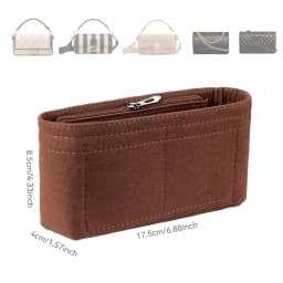Felt Insert Bag Organizer, Makeup Organizers, Liner Perfect for Brand Women's Handbags For And Cosmetic Bags