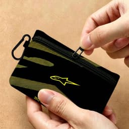 Alpinestars Logo Multifunctional Oxford Cloth Small Pouch With Hook Mini Coin Wallet Earbud Storage Bag