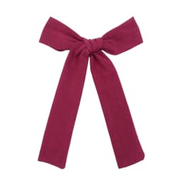 Long Tail Linen Hair Bow Clips for Little Girl Kids Mom Women Ponytail Knot Bows Alligator Clip Hair Accessories
