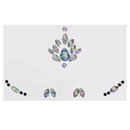 Cute Cat 3D Acrylic Rhinestone Face Sticker Masquerade Party Face Makeup Decoration Temporary Tattoo Face Painting Decals