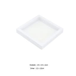 PE Film Transparent Visible Jewelry Storage Box Ring Earring Box Bracelet Necklace Display Box Jewelry Dustproof Storage Box