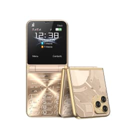 Low Price Sale SERVO Flilo9 3G Flip Mobile Phone 2 SIM Card Speed Dial Blacklist Call Record FM Radio 2.6inch Fold Cellphone MP4