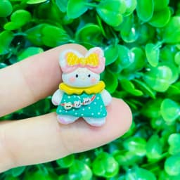 1-6Pcs Cartoon Animal Sheep Turtle Bear Elephant Duck Resin Shoe Charms Decorations for Bands Garden Shoes Button Accessories