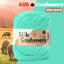 10pcs Silk Cashmere Yarn DK Double Knitting, High Quality, Soft and Warm, for Crochet and Knitting, for Christmas, Halloween, Ea
