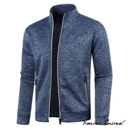 Spring Men's Turn-down Collar Sweatshirt Zipper Stand Collar Pullovers Man Sweatshirts Man Zippers Sweater Coats
