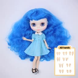 ICY DBS Blyth 1/6 bjd dolls joint body custom face colorful hair Contains clothing and shoes special