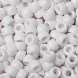100pcs 200pcs 6x9mm Pony Beads Acrylic Large Hole Barrel Beads Solid Color Loose Spacer Beads DIY Handmade Beading Accessories