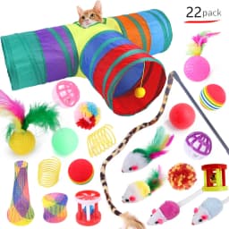 Cat Toys Mouse Shape Balls Foldable Cat Play Tunnel Kitten Tower Funny Cat Tent Pet Supplies for Indoor Cats