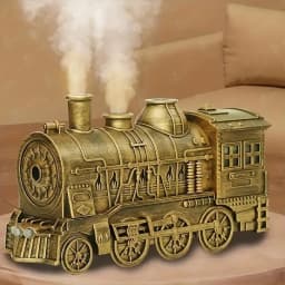 USB Train Shape Aroma Diffuser, 2 Mist Modes, 2 Timers, Night Light, 300ml, Fine Mist, Quiet Air Humidifier for Home Office