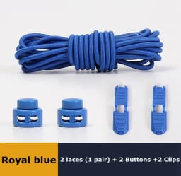 No Tie Shoe Laces Suitable for All Shoes Round Spring Lock Elastic Shoelaces Quick Wear in 1 Second Hiking Sports Lazy Shoelace