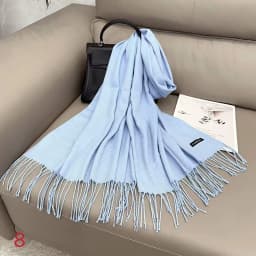Luxury Solid Winter Scarf Women Pashmina Shawls Soft Scarves Wraps Cashmere Feel Blanket Warm Stoles for Lady Outdoor Bufanda
