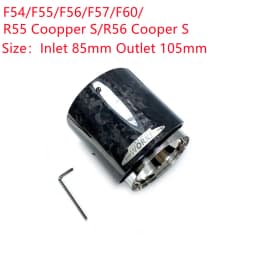 1 Pcs Top Quality Carbon Exhaust Muffler Tips For MINI Cooper S R55 R56 R57 R58 R59 R60 R61 F54 F56 F57 F60 JCW Muffler Pipes