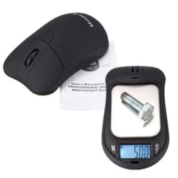 200g/0.01g LCD Display Jewelry Scale Pocket Creative Mouse Shape Digital Weight Balance Food Kitchen Scale