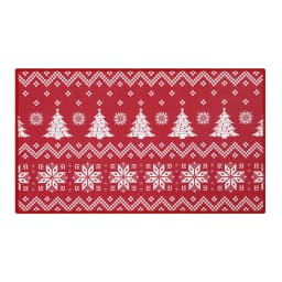 Boho Style Christmas Doormat Non Slip Door Mat Welcome Floor Rug for Home Indoor Entrance Front Door Xmas Holiday Decoration