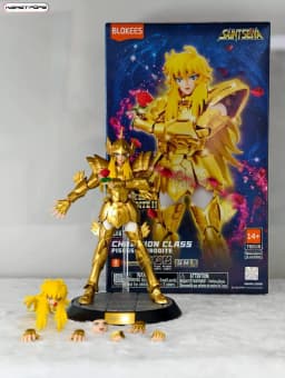 In Stock New Blokees Saint Seiya Champion Class 14 - Andromeda Shun Joint Mobility Action Figure Anime Model Toys Gift