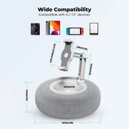 Tablet Holder Pillow Adjustable Pillow Stand With Bowl Soft Phone Holder Reading Lap Holder Cozy Laying Tablet Accessories For