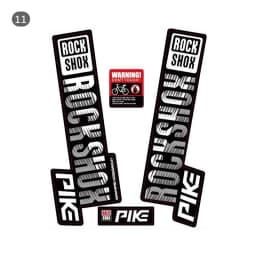 Front Fork Sticker for Rock Shox SID Road Bike MTB Race accessories decals Personalized Bicycle STICKER decoration