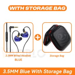 HIFI Wired Earphones 3.5MM AUX/Type C Jack 9D Surround With Mic In-Ear Transparent Music Headsets For Samsung Android For iPhone