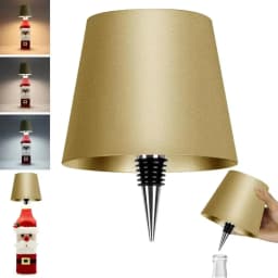 Wireless Bottle Table Lamp Touch Control of 3 Colors and Stepless Dimming Night Lamp For Bar Wine Bottles Decor Desk Lights