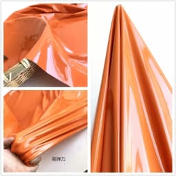 50*145cm Shiny Glossy Soft Vinyl Leather Fabric Laser Mirror Faux PU Leather PVC Fabric For Bag Dress Upholstery Diy Material