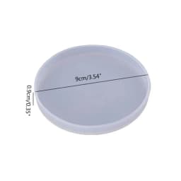 Coaster Molds for Epoxy Resin,Round Coaster Mould for Resin Casting Molds for Cup Mat, Holder,Home Decorations