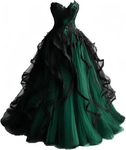 Gothic Wedding Dresses for Bride Layered Tulle Black Bridal Gowns Lace Applique Sweetheart Wedding Gown Dress