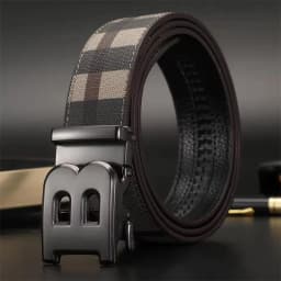 Men's Belt Designer High Quality Genuine Leather Belts Male Metal Automatic Buckle Casual Fashionable Belt For Men Jeans