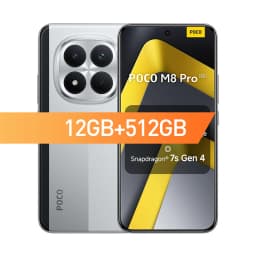 POCO M8 Pro 5G Smartphone Global Version Snapdragon 7s Gen 4 6.83' 1.5K 120Hz Display 6500mAh Battery 100W NFC