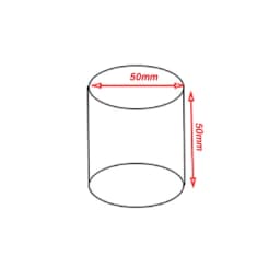 Black Solid Cylinder Acrylic Perspex Display Block Stand Ring Earring Necklace Holder Organizer Jewelry Counter Add Height Riser