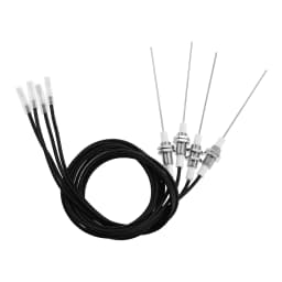 4Pcs Spark Igniter with M10 Threaded Universal Ceramic Electrode Ignition Plug Wire 36inch Fit for Gas Fireplace Oven Heater BBQ