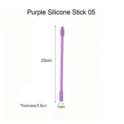 Reusable Silicone Stirring Sticks Set - Non-Stick Bubble Remover Tools, Scraper for Epoxy Resin DIY, Christmas Craft Supplies