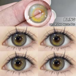 EYESHARE 1 Pair New Colored Contact Lenses for Eyes Brown Lenses Gray Contacts Blue Lenses Big Eye Lenses Natural Fashion Lenses